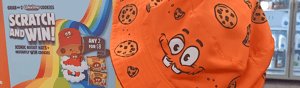 A bucket hat developed by Novelli for a Cookie Time GWP