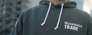 Novelli Bunnings Trade green hoodie