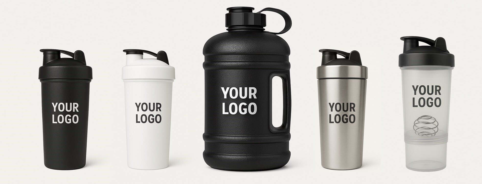 Assorted Shaker Bottles