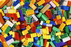 An assortment of colourful NovaBrix building bricks-1