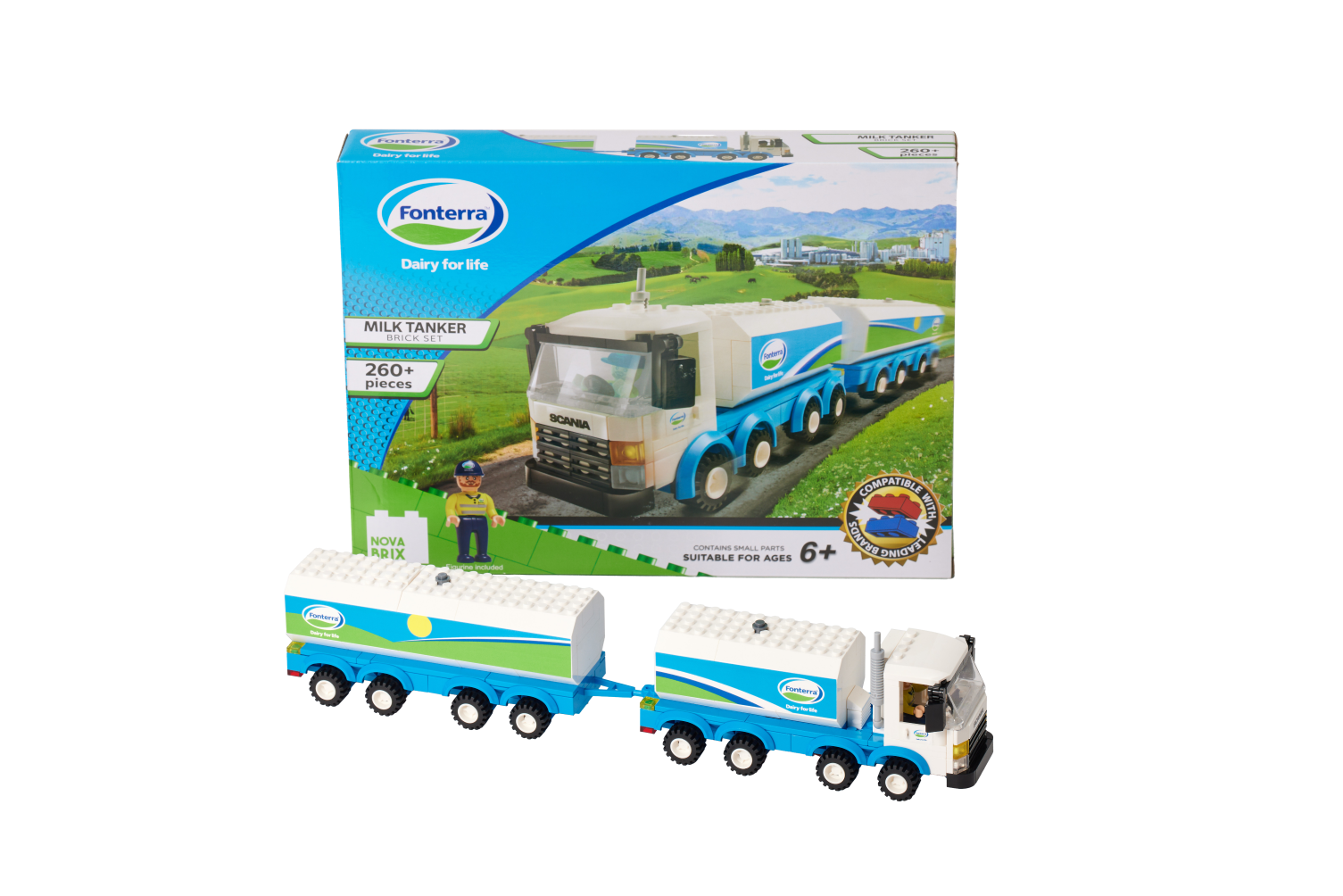 NovaBrix Fonterra Milk Tanker Box and Product small